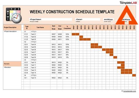 gulisek-construction-daily-schedule,Weekly Schedule of Gulisek Construction,